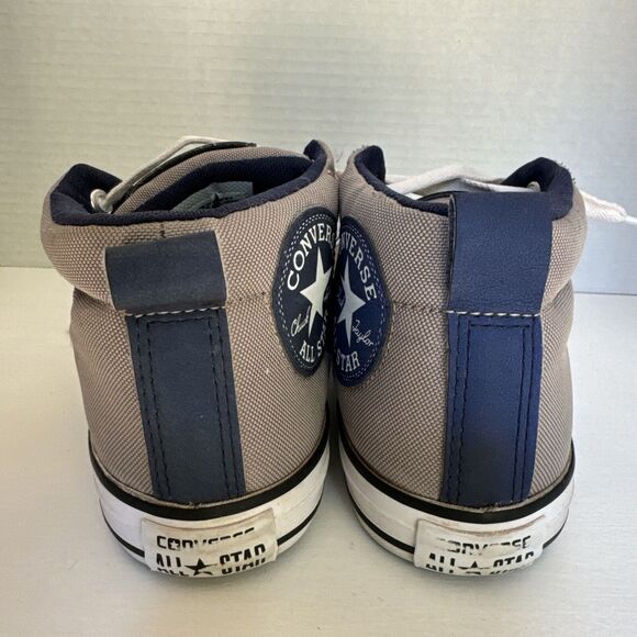 Converse Junior Shoes Size 5 Sneaker All Star Chuck Taylor Grey Blue Low top - Picture 6 of 11